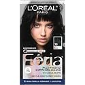 L’Oreal Paris Feria Multi-Faceted Shimmering Permanent Hair Color, High Intensity Hair Dye for 3X Highlights, 10 Jet Black (Blackest Black), 1 Hair Beauty & Personal Care L'Oreal Paris