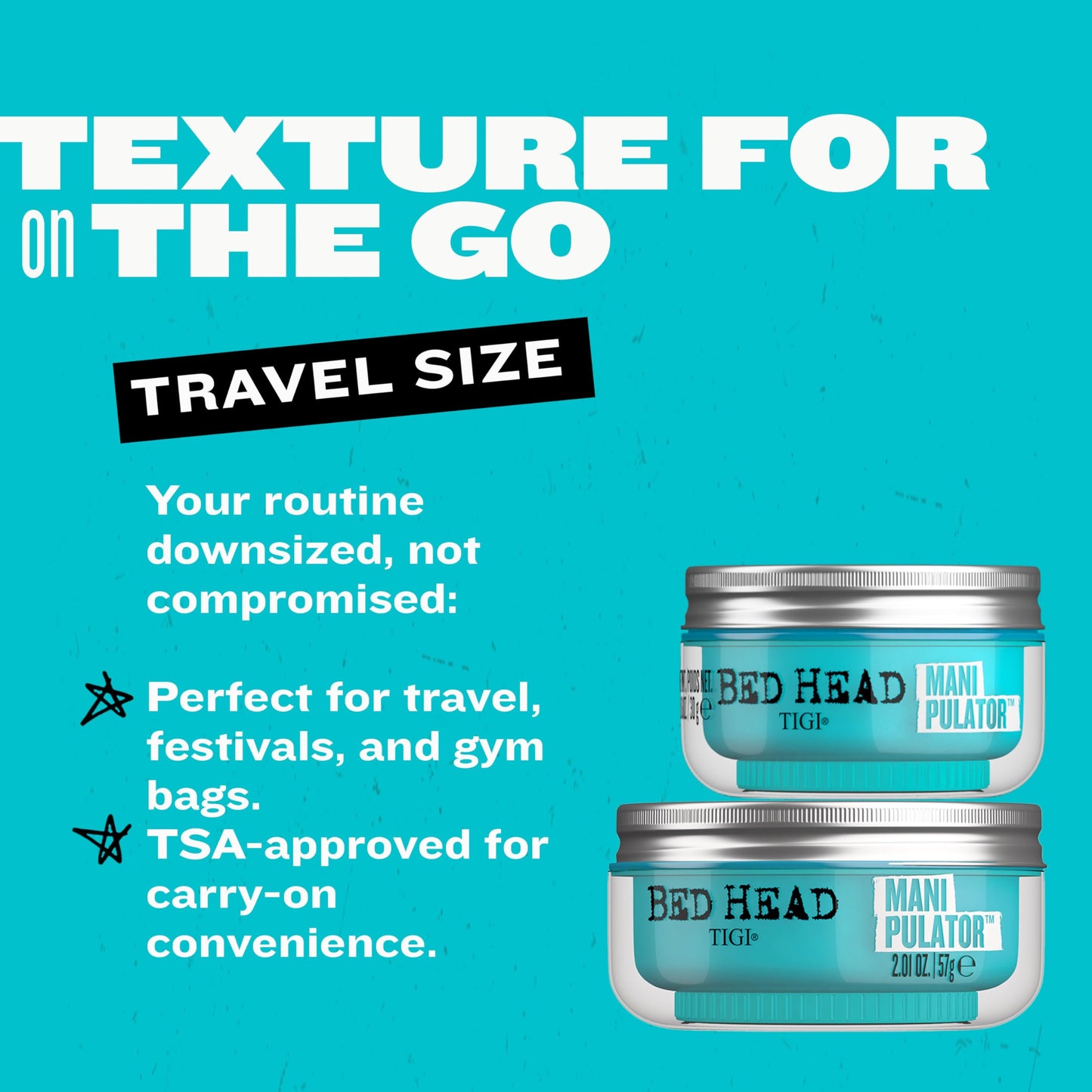 Bed Head by TIGI Manipulator Texturizing Putty, Firm Hold Styling Putty for Short to Medium Hair, Travel Size, 1.06 oz Beauty & Personal Care TIGI