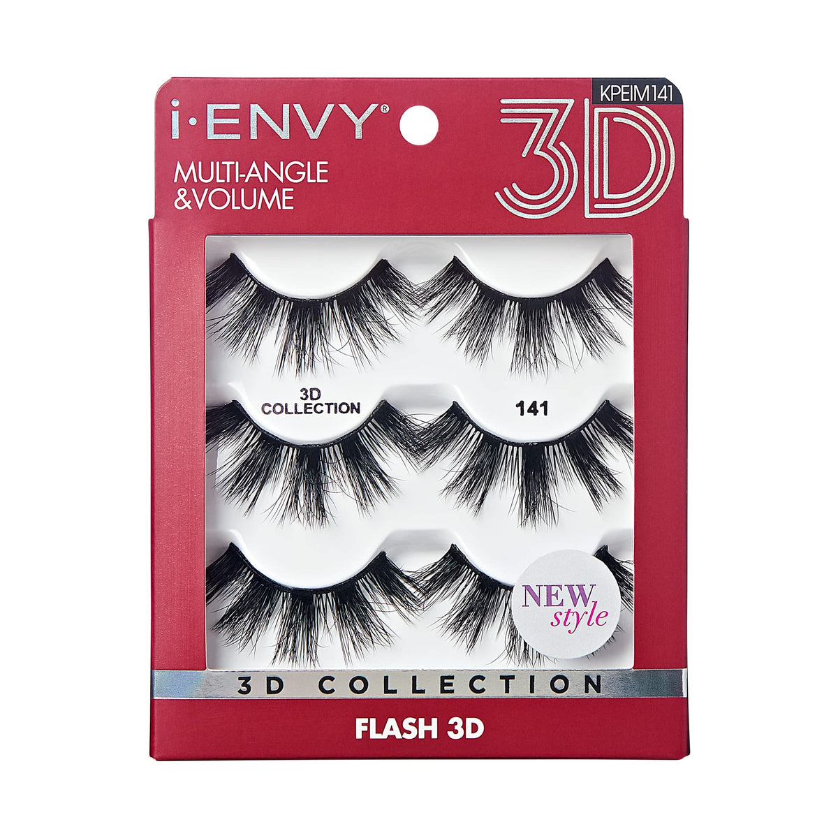 iEnvy False Eyelashes 3 Pairs Fluffy and Natural Multiangle and Volume Faux Mink Lashes (41) Beauty & Personal Care i•ENVY
