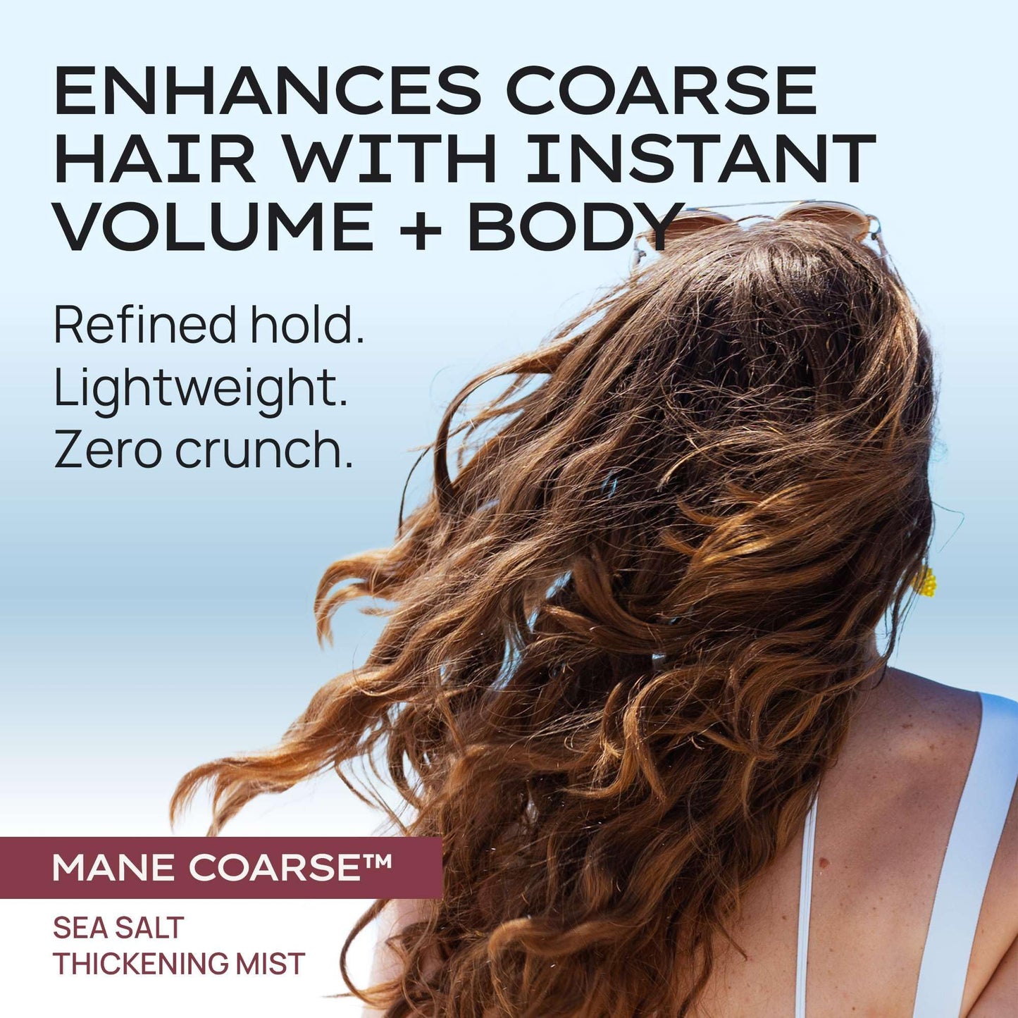 STYLE EDIT MANE COARSE™ Sea Salt Spray for Hair | Thickening Texturizing Spray for Men & Women | Instant Volume & Texture with Light Hold for Beach Beauty & Personal Care STYLE EDIT