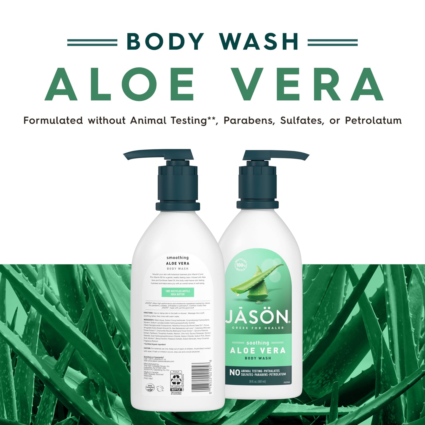 Jason Body Wash Aloe Vera Beauty & Personal Care JASON