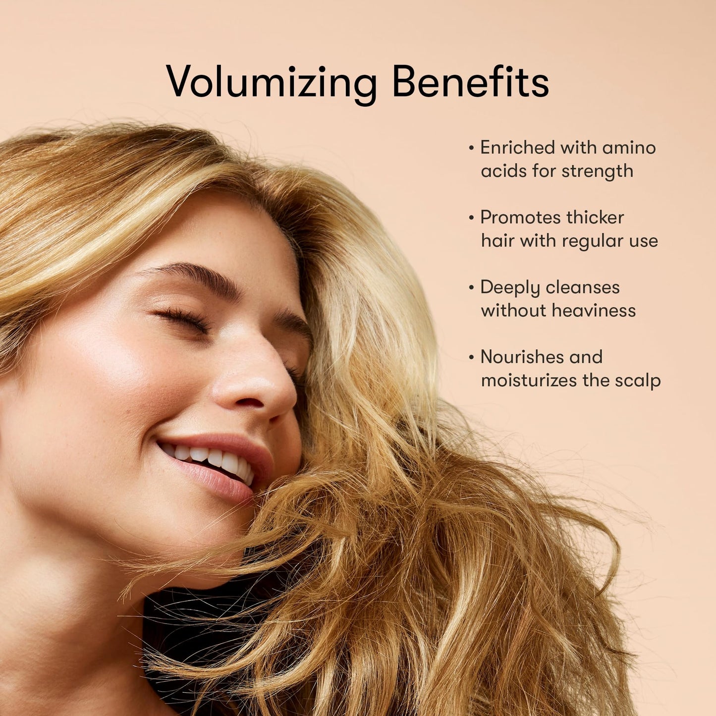 Odele Volumizing Sulfate-Free Shampoo & Conditioner Set, Adds Moisture, Shine, and Fullness for Straight or Wavy Hair Types, 13 Fl Oz Each (2-Pack) Beauty & Personal Care Odele