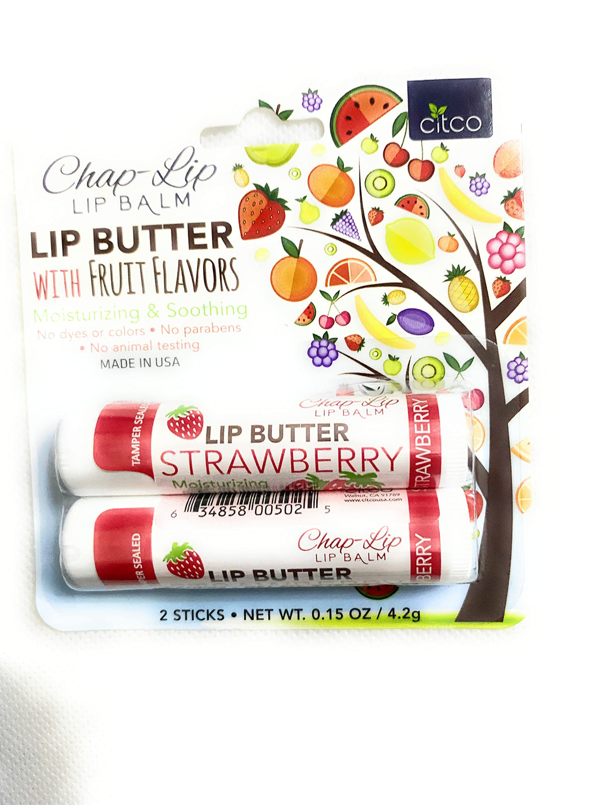 CHAP-LIP, LIP BUTTER, LIP BALM (STRAWBERRY) Beauty and Personal Care Chap-Lip