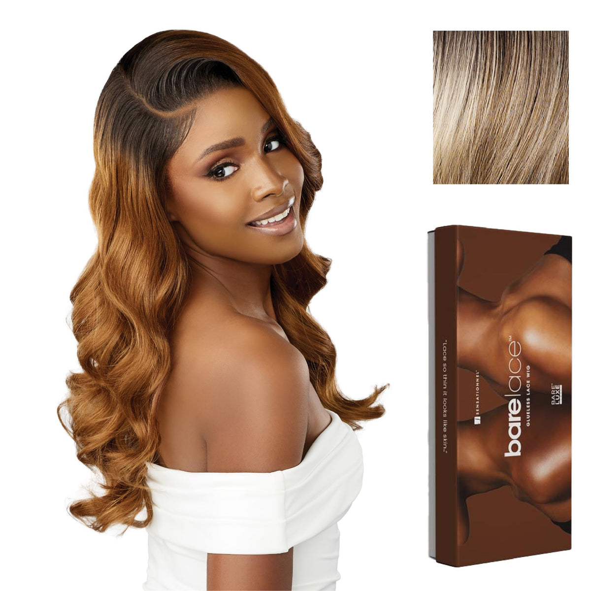 Sensationnel Bare Lace 13x6 Wig-Unit 21, BALAYAGEASHBLONDE