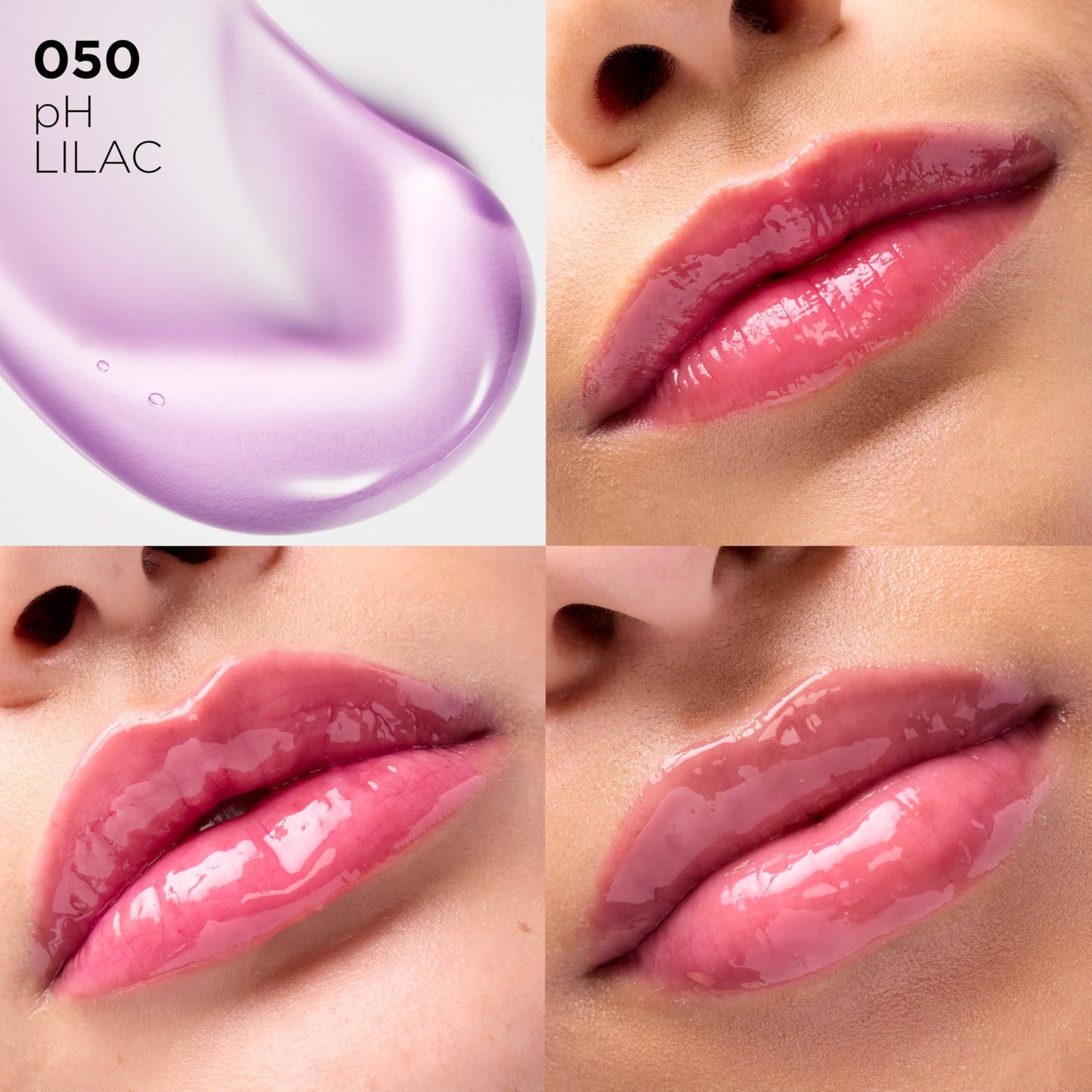 L'Oreal Paris Plump Ambition pH Hyaluron Lip Oil, Color Shifting Lip Tint with 24HR Hydration, Volumizing Shine and Lasting Color, 050 pH Lilac Beauty & Personal Care L'Oreal Paris
