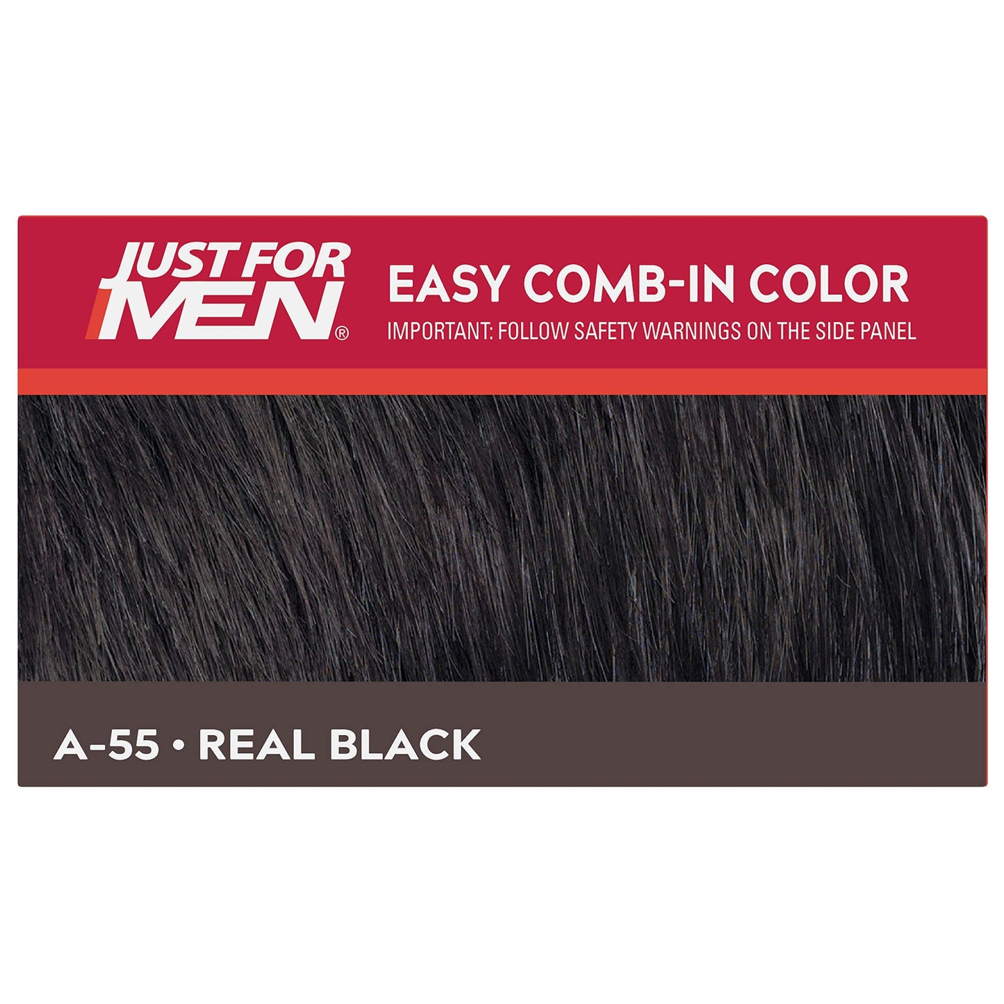 Just For Men Autostop Color #A-55 Real Black (6 Pack) Beauty & Personal Care Just for Men