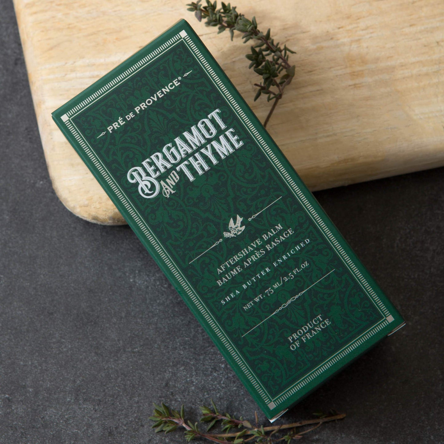 Pre de Provence Shea Butter Enriched Men's After Shave Balm, 2.5 Ounce - Bergamot & Thyme (Packaging may vary) Beauty and Personal Care Pre de Provence