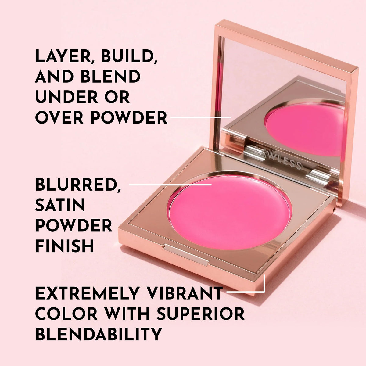 LAWLESS Pinch My Cheeks Soft-Blur Cream Blush - Valentine - Premium Blush with Natural Ingredients to Re-Energize and Protect the Skin While Imparting