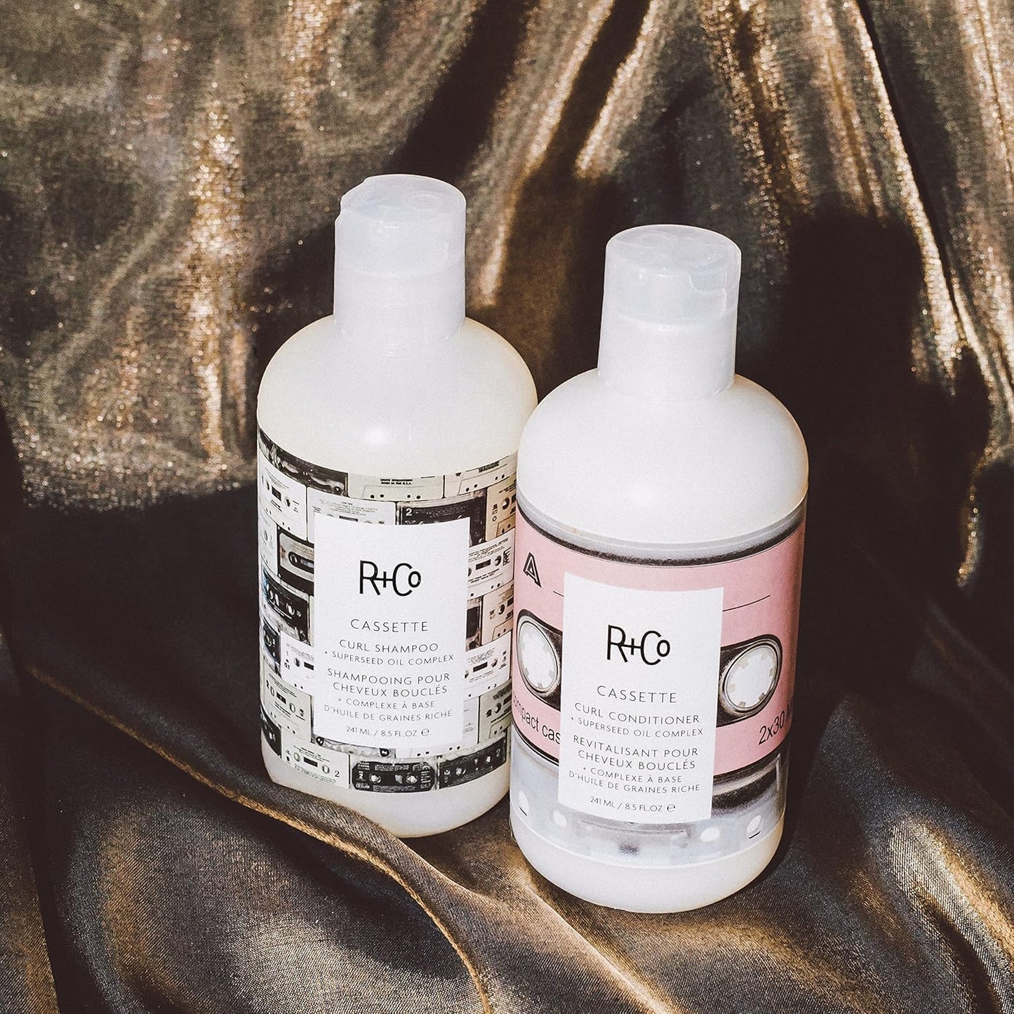 R+Co Cassette Curl Shampoo and Conditioner Set - Lightweight Curl Definition & Frizz Control for Natural, Bouncy Curls - Adds Shine & Moisture Beauty & Personal Care R+Co
