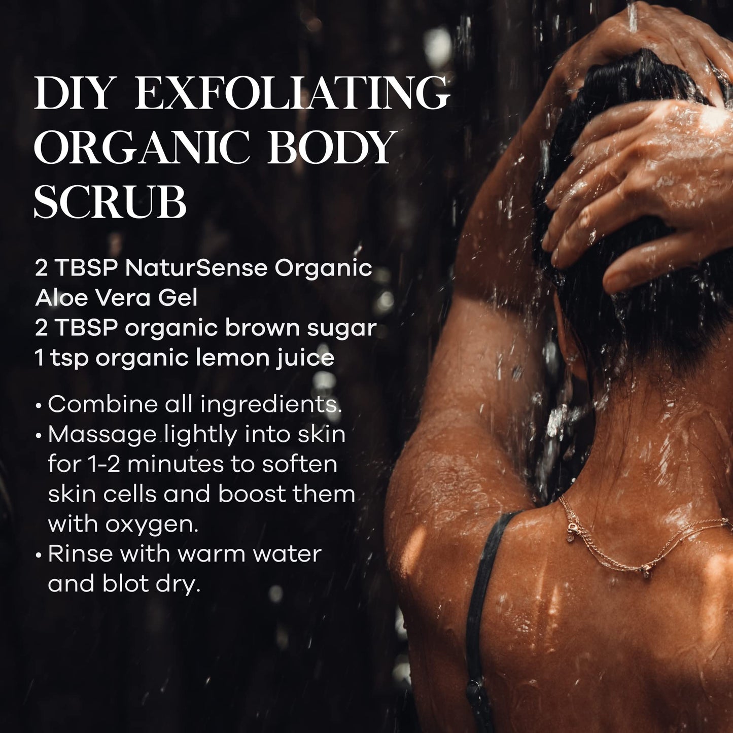 NaturSense USDA Organic Aloe Vera Gel from 100% Pure Aloe. Deep Hydration, Effective Moisturizing. Great for Hair, Scalp, Face, Dry Skin, Acne Beauty & Personal Care NTRSNS