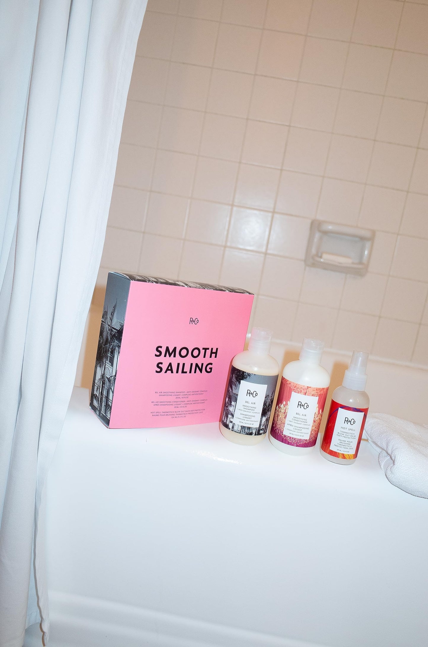 R+Co Smooth Sailing Kit | Smoothing + Nourishing + Moisturizing Hair Kit | Vegan + Cruelty-Free | 21.2 Oz Beauty & Personal Care R+Co