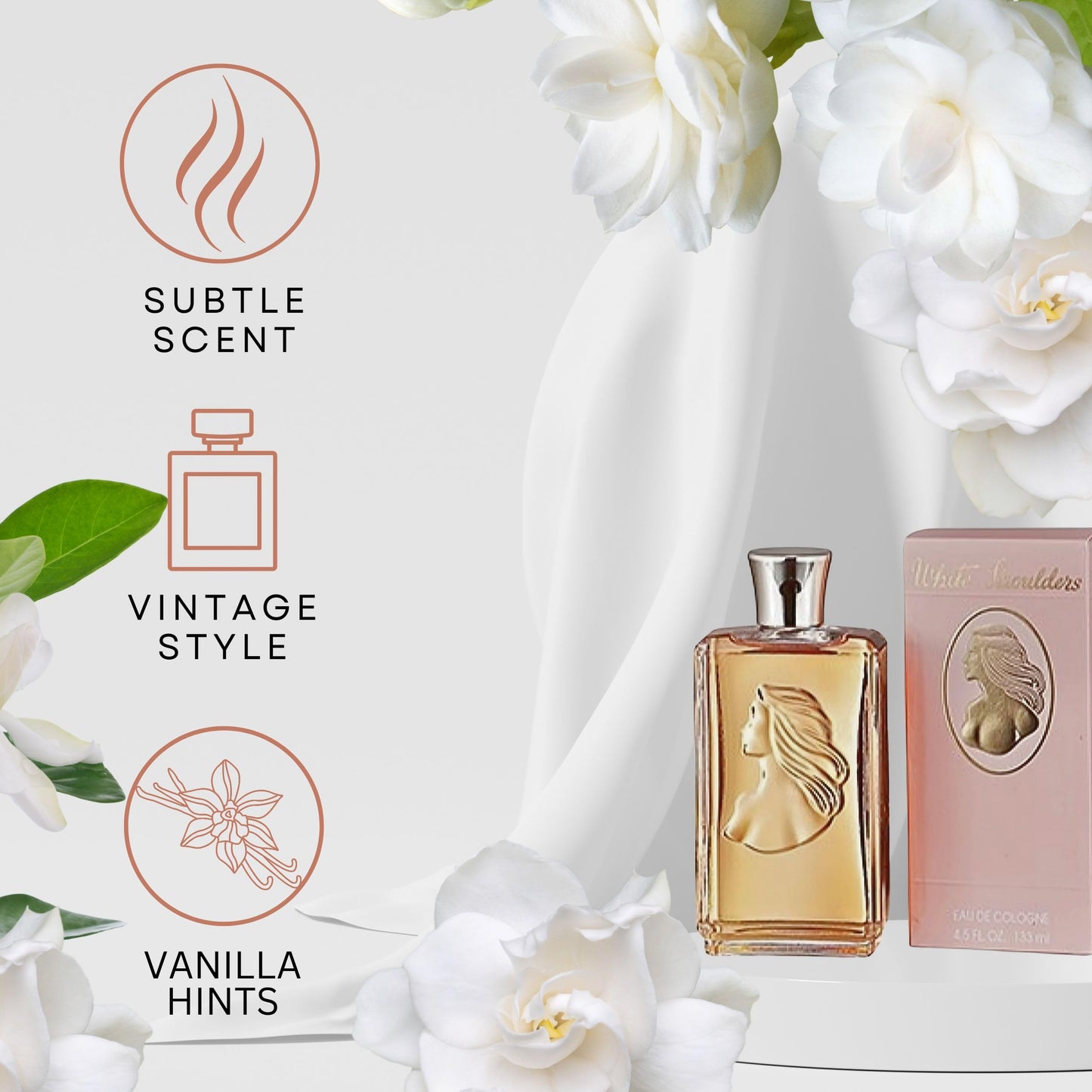 White Shoulders By Evyan For Women. Eau De Cologne 4.5 oz Beauty & Personal Care Evyan
