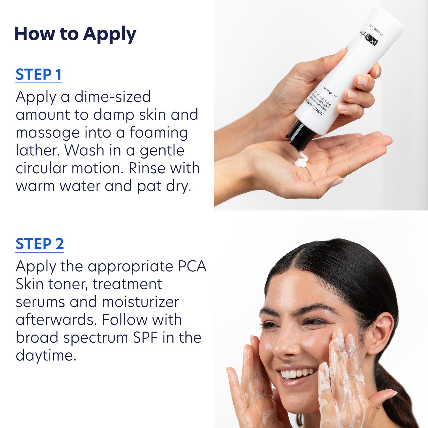 PCA SKIN Creamy Moisturizing Face Cleanser, Gentle Daily Face Wash for Dry and Sensitive Skin, Leaves Skin Feeling Soft and Smooth, Helps Remove Beauty & Personal Care PCA SKIN
