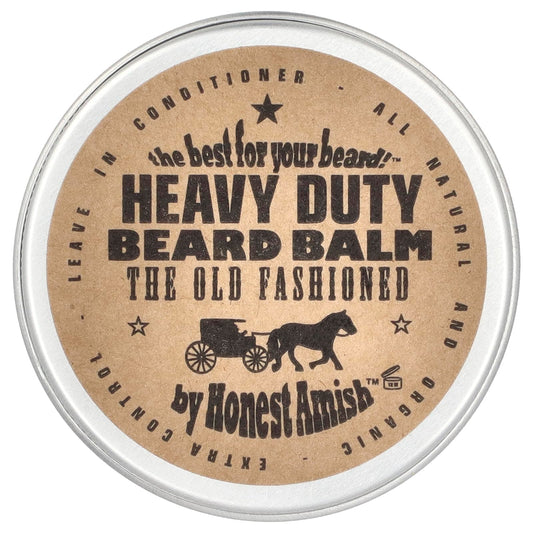 Honest Amish - Heavy Duty Beard Balm - 2 Ounce - Beard Conditioner Beauty & Personal Care Honest Amish