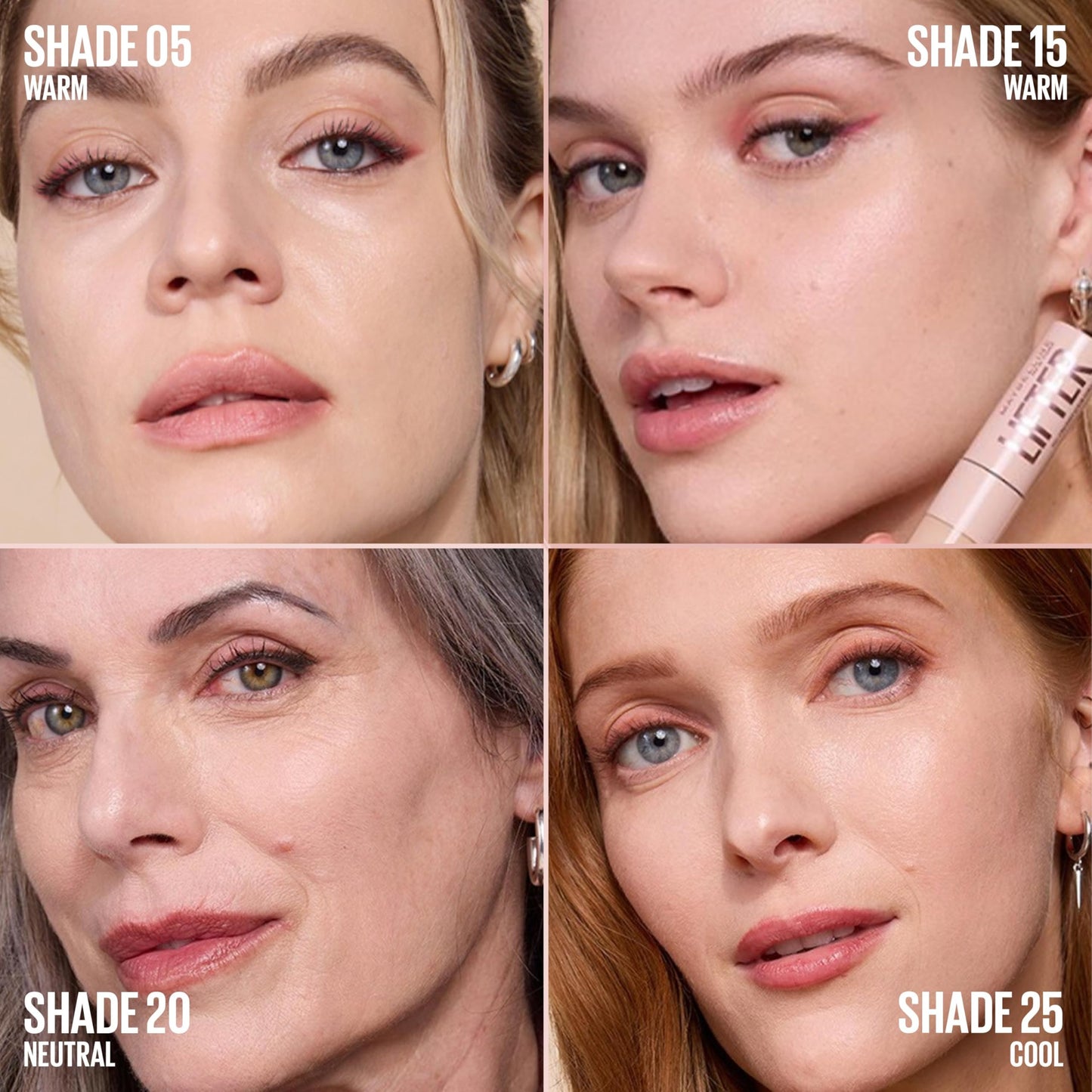 Maybelline Lifter Serum Concealer, Radiant Concealer with Full Coverage, Includes 2% Peptides + Caffeine to Hydrates & Brightens Under Eyes, 25, 1 Beauty & Personal Care MAYBELLINE