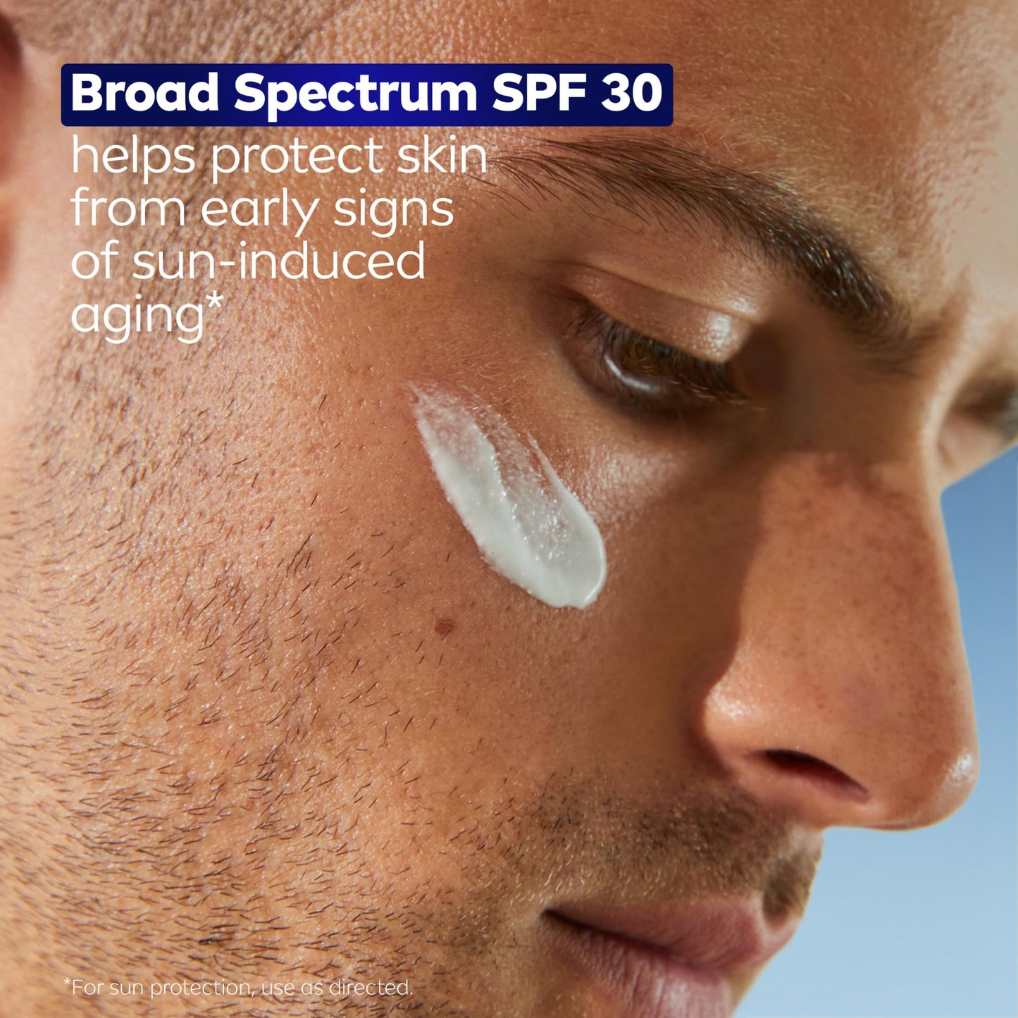 NIVEA MEN Age Defense Daily Face Moisturizer with Broad Spectrum SPF 30 Sunscreen, Pro-Retinol and Hyaluronic Acid, Beard-Friendly Face Lotion Helps Beauty & Personal Care NIVEA MEN