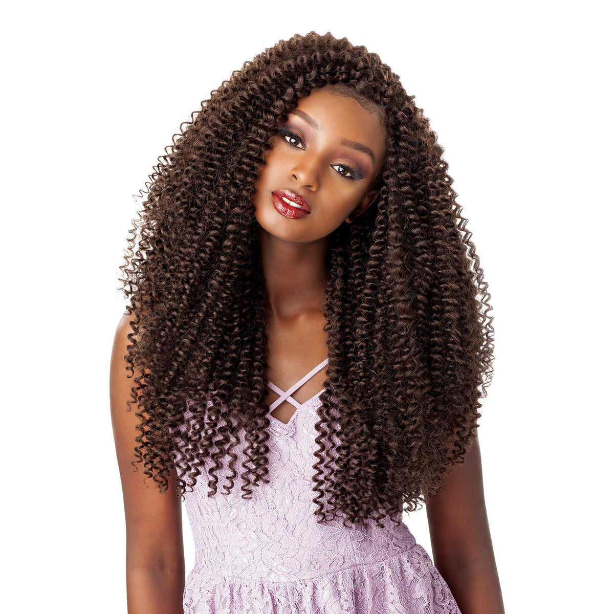Sensationnel Lulutress Crochet Braiding Hair-3X Water Wave 20in,1pk T1B/27