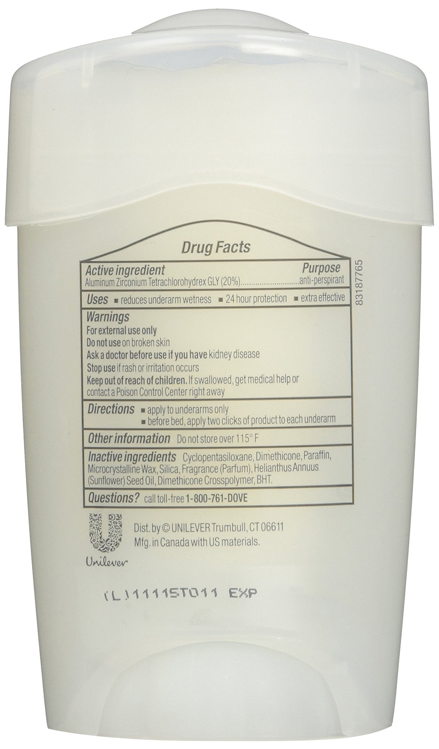 Dove Clinical Protection Antiperspirant Deodorant, Cool Essentials 1.7 Ounce, (Pack of 2) Beauty and Personal Care Dove