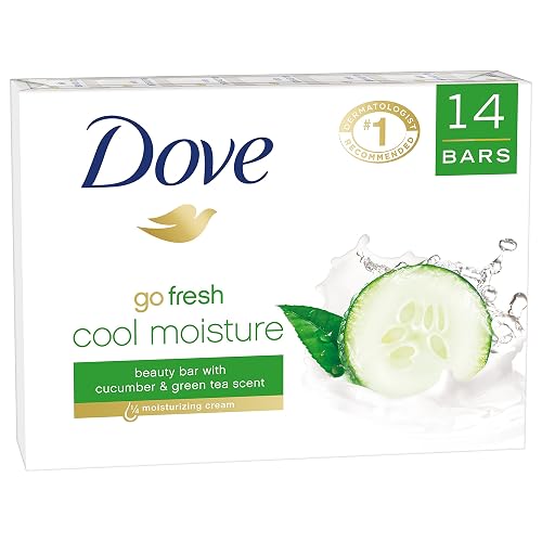 Dove go fresh Beauty Bar, Cucumber and Green Tea 4 oz, 14 Bar Beauty & Personal Care Dove