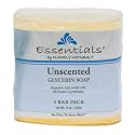 Clearly Natural Essentials Glycerin Bar Soap, Unscented, 4 Ounce, Pack of 3 (Packaging May Vary) Beauty & Personal Care Clearly Natural