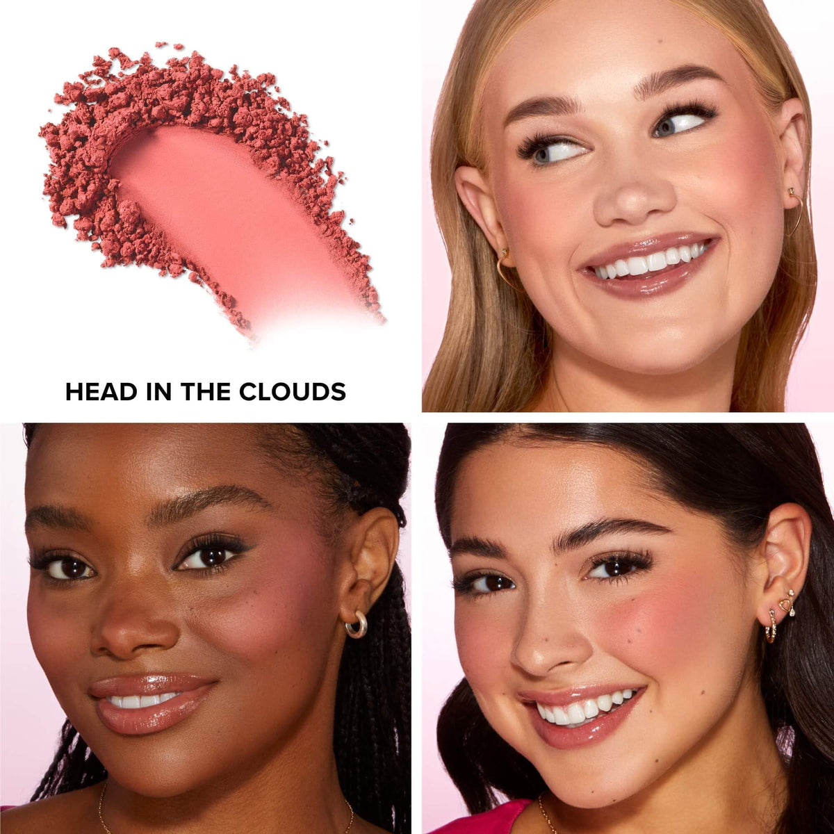 Too Faced Cloud Crush Blurring Blush | Velvety, Blendable, High Pigment Powder Blush for Cheeks, 0.17 Ounce, Head in the Clouds Beauty & Personal Care Too Faced