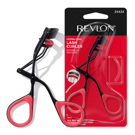Revlon Extra Curl Lash Curler, Gives an All Day Dramatic Curl, with Finger Grips for a Non Slip Grip, Easy to Use, 1 Count Beauty & Personal Care REVLON