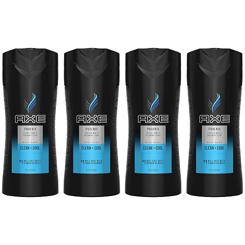 AXE Phoenix Body Wash for Men 16 Fl Oz (Pack of 4) (Packaging may vary) Beauty & Personal Care AXE