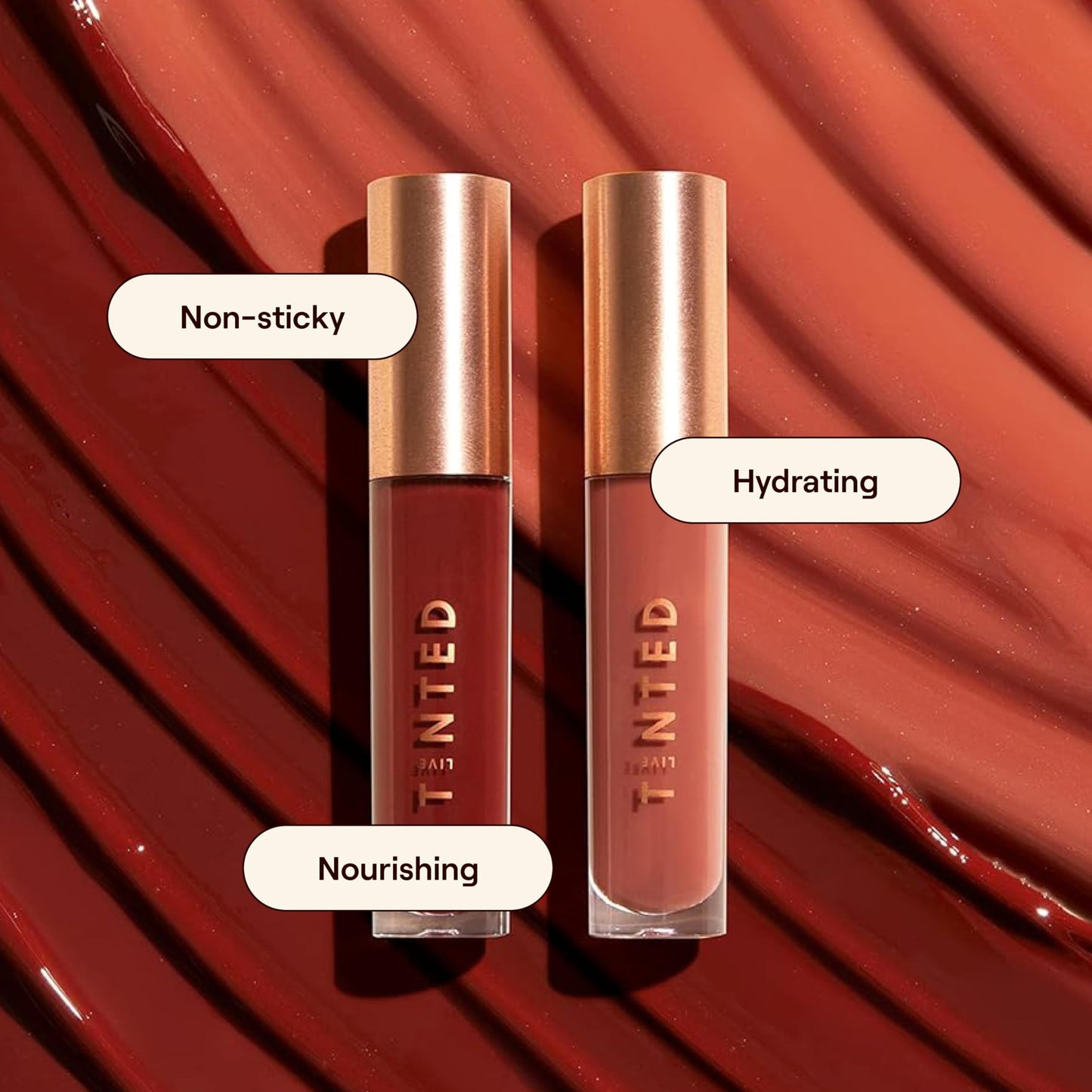 Live Tinted Huegloss High-Shine Lip Gloss - Hydrating, Non-Sticky, Moisturizing Lip Gloss with Hyaluronic Acid, Coconut Oil, and Shea Butter For a Beauty & Personal Care Live Tinted