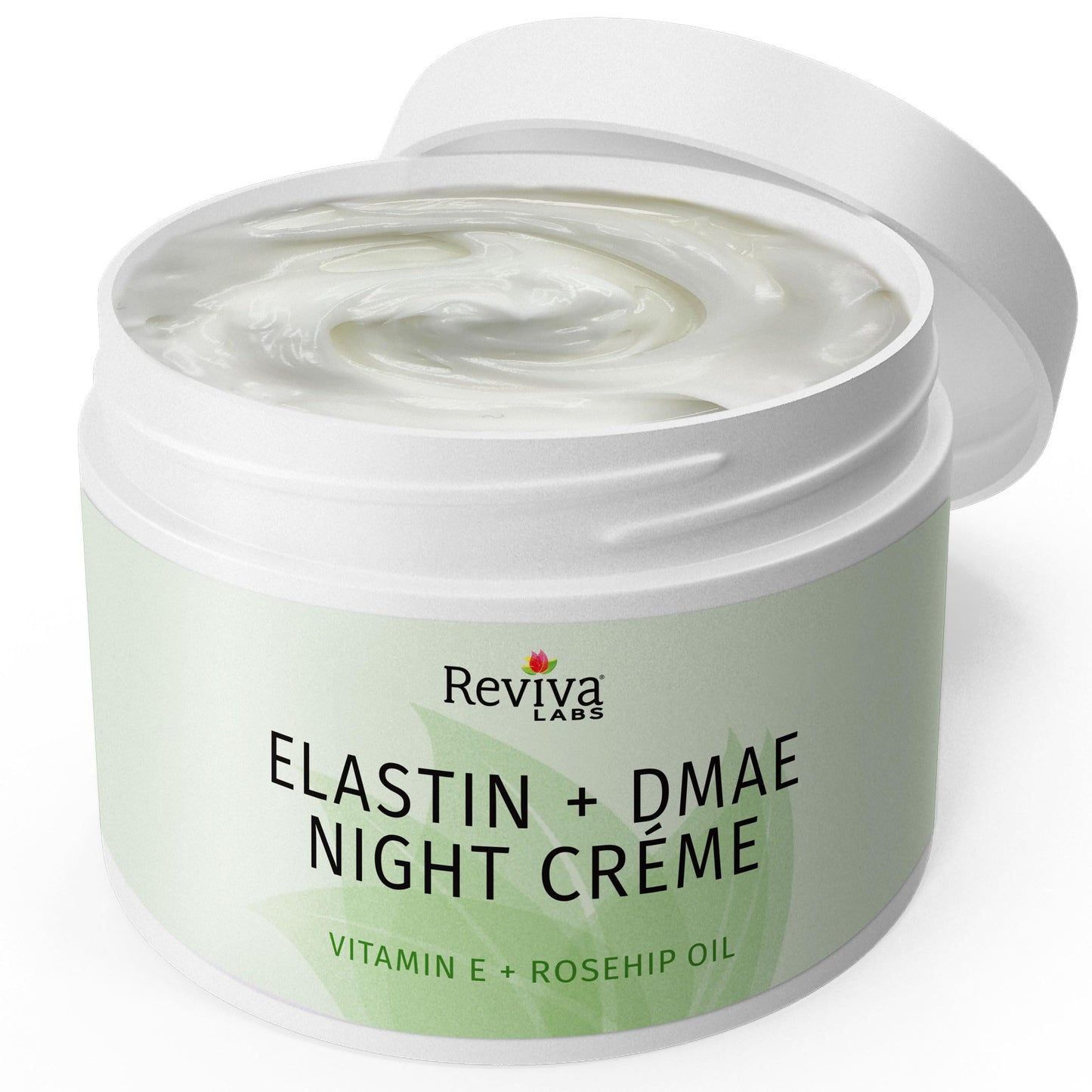 Reviva Labs Elastin and DMAE Cream - Firming Night Cream for Face, Neck, and Throat Area - Facial Moisturizer for Women, Tightening and Lifting Cream Beauty & Personal Care Reviva Labs