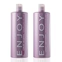 Enjoy Luxury Shampoo & Conditioner- Eliminates Frizz Cleansing Moisturizing Smoothing - Sulfate Free For Thick Coarse or Curly Hair (33.8 Fl Oz) Beauty & Personal Care Enjoy