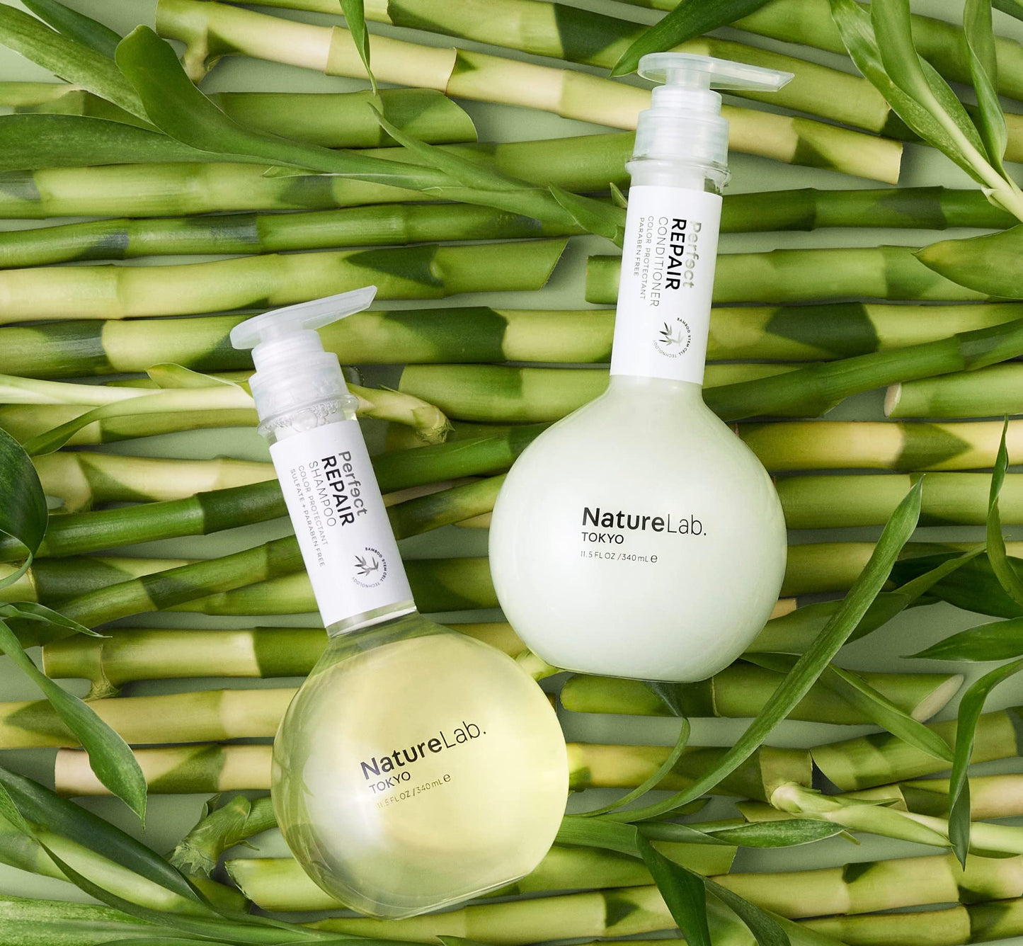 NatureLab.TOKYO Perfect Repair Shampoo & Conditioner Duo - Japanese Shampoo and Conditioner for Damaged, Color-Treated Hair - Penetrates Roots Beauty & Personal Care NATURELAB. TOKYO