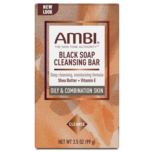 Ambi Cleansing Bar Soap Black With Shea Butter 3.5oz Beauty & Personal Care Ambi
