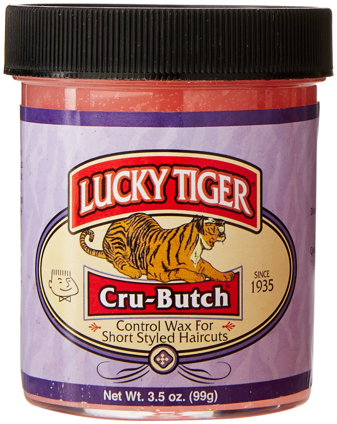 Lucky Tiger Cru-Butch Control Wax (3.5 oz) - Premium Hair Styling Wax for Crew Cuts, Buzz Cuts & Short Hairstyles - Strong Hold, Matte Finish Beauty & Personal Care Lucky Tiger