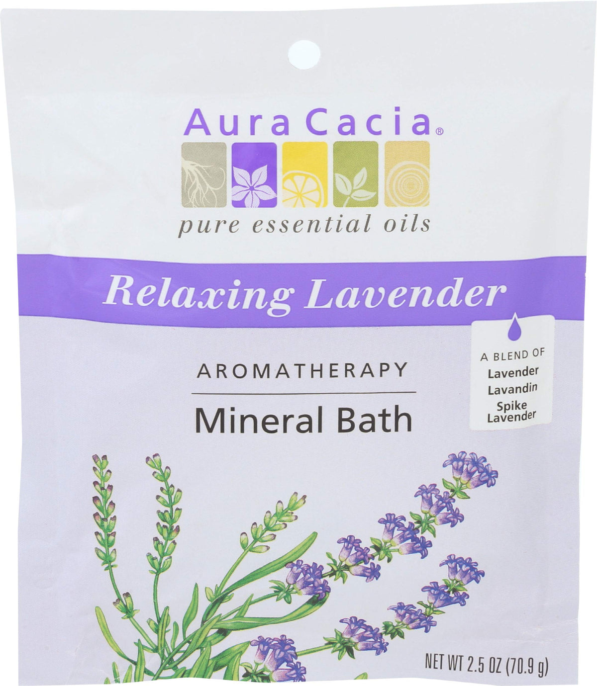 Aura Cacia Bath Mnrl Lavendar Relaxing Beauty and Personal Care Aura Cacia