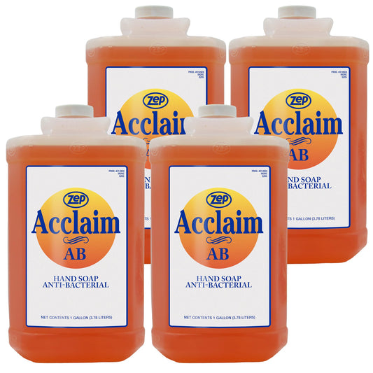 Zep Acclaim Liquid Antibacterial Hand Soap - 1 Gallon (Pack of 4)