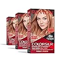 Revlon Colorsilk Beautiful Color Permanent Hair Color, (OLD VERSION) 85B Strawberry Blonde (Pack of 3) Beauty & Personal Care REVLON