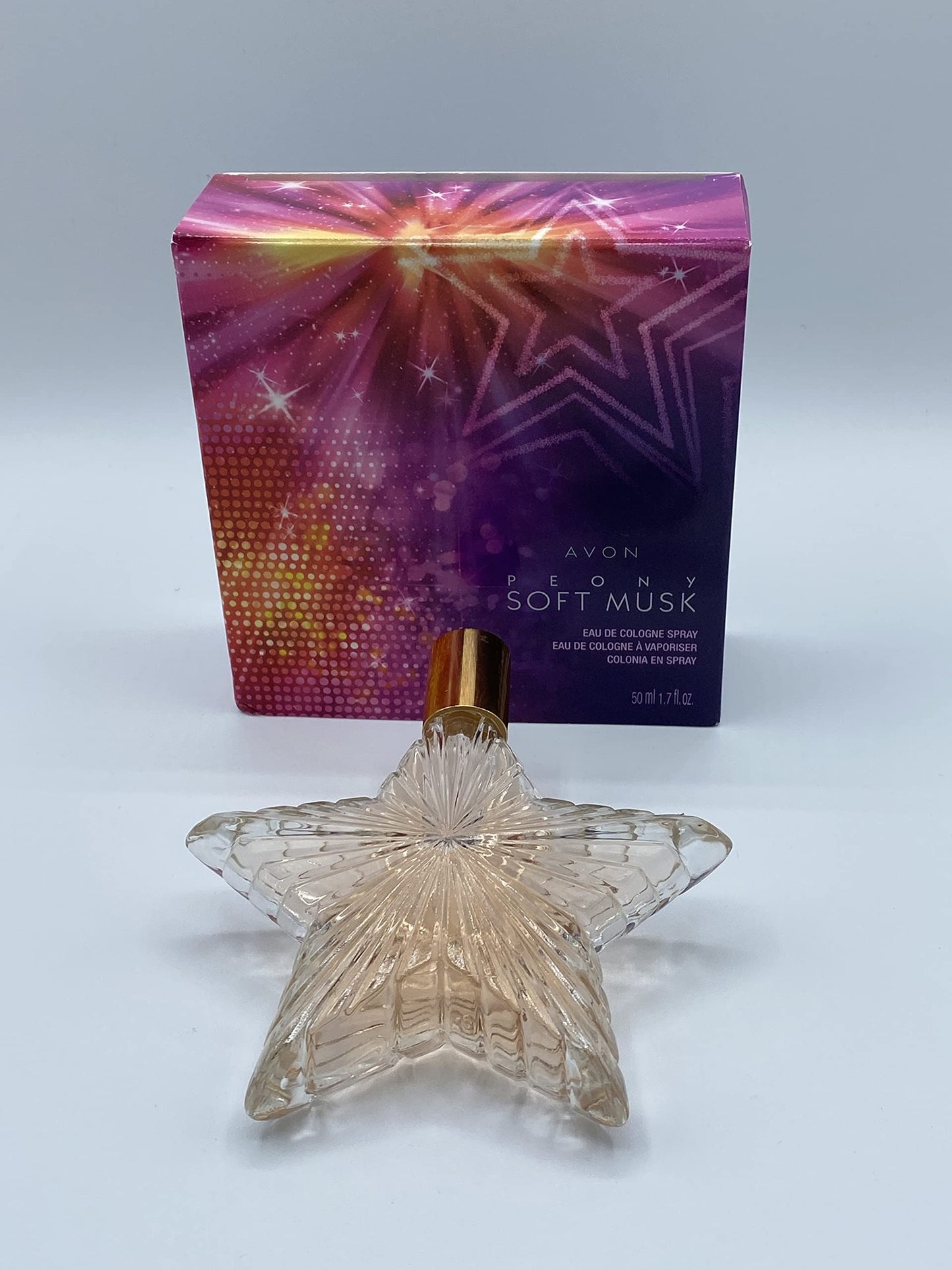 New Peony Soft Musk Eau De Cologne Splash, 1.7 Fl.oz. Beauty & Personal Care AVON
