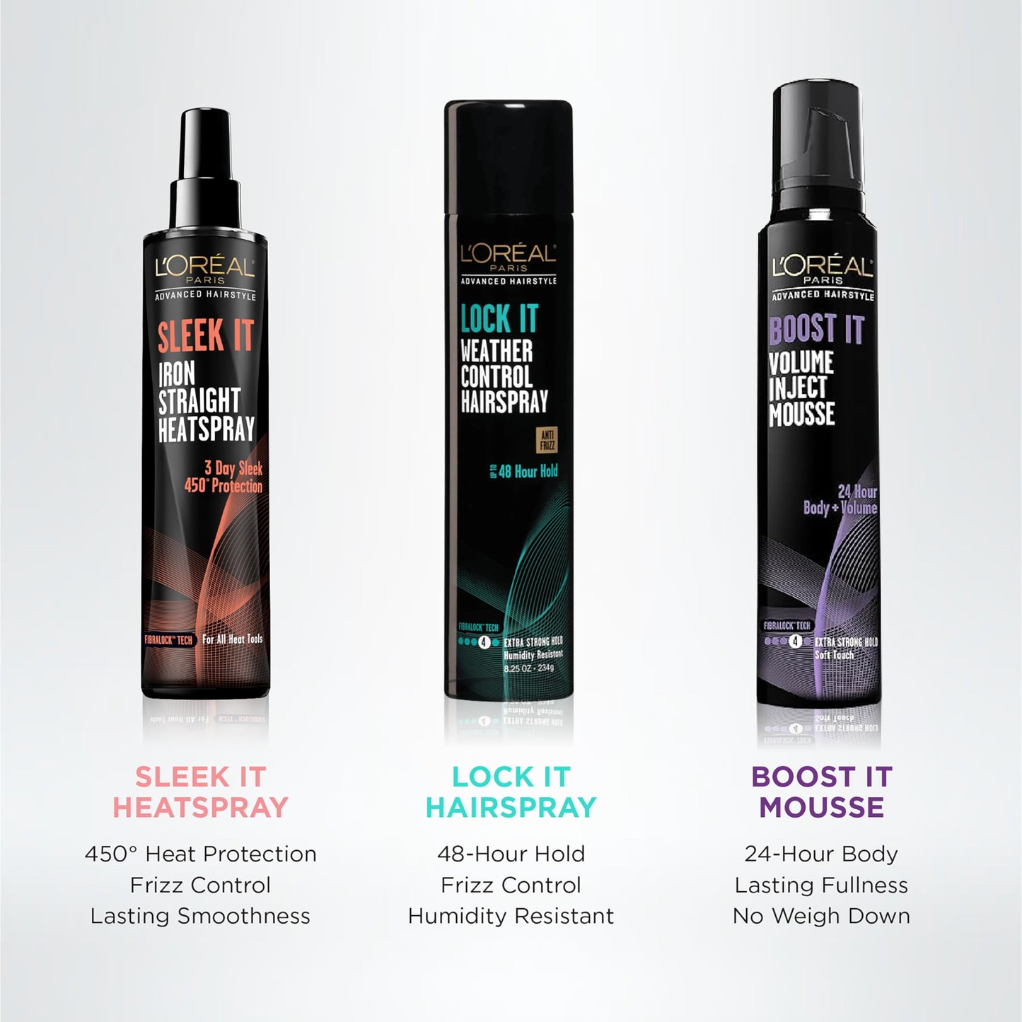 L'Oréal Paris Advanced Hairstyle LOCK IT Weather Control Hairspray, 8.25 oz. (Packaging May Vary) Beauty & Personal Care L'Oreal Paris