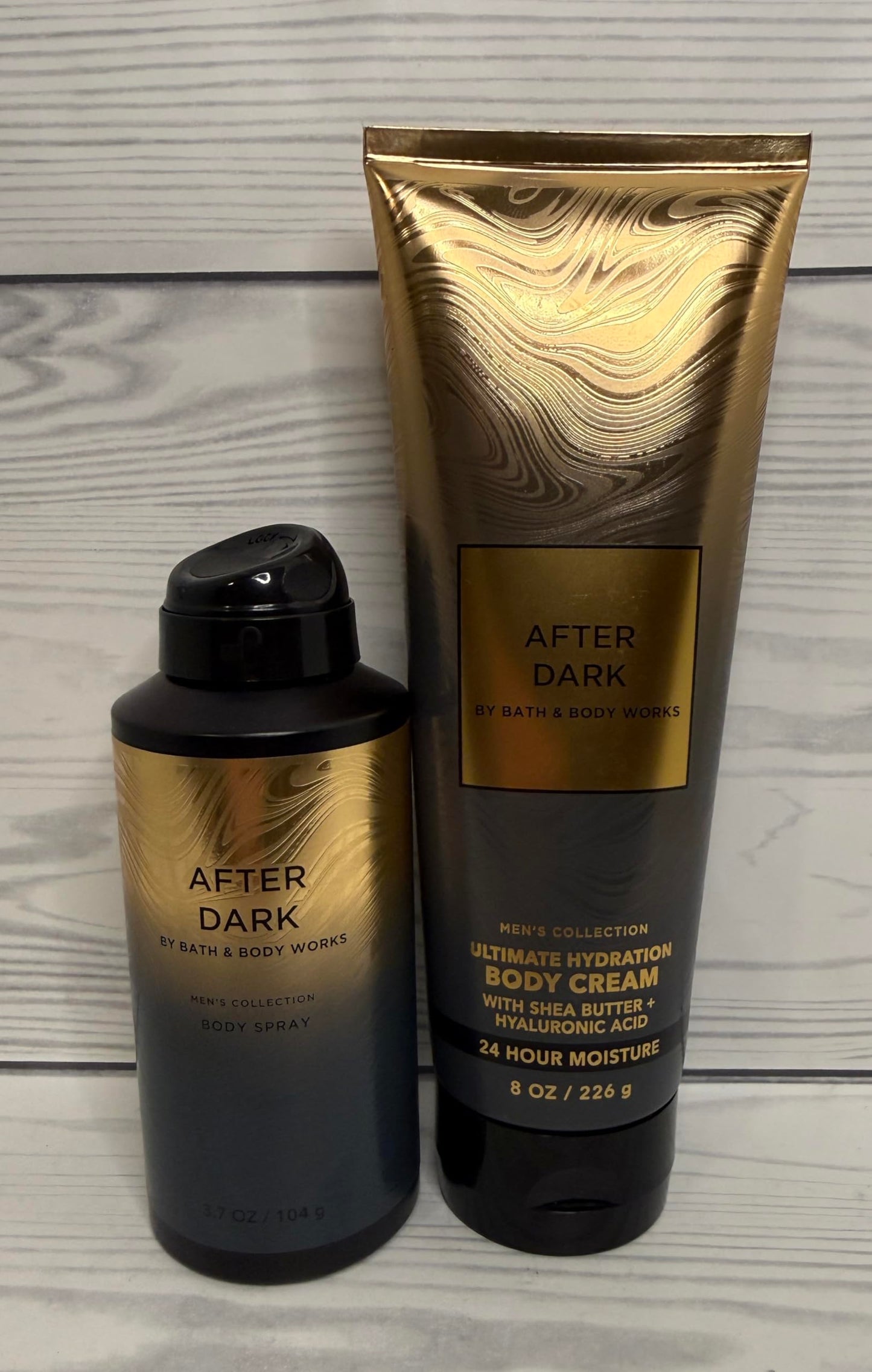 Bath & Body Works Men's After Dark Body Cream and Spray 2 Piece Set Beauty and Personal Care Bath & Body Works
