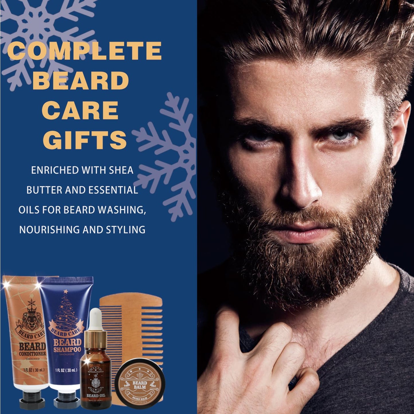 Advent Calendar 2025 for Adults, BODY & EARTH 24-Day Mens Advent Skincare Calendar 24PCS Beard Care Grooming Set, 2025 Beauty Countdown Calendar Beauty and Personal Care BODY & EARTH