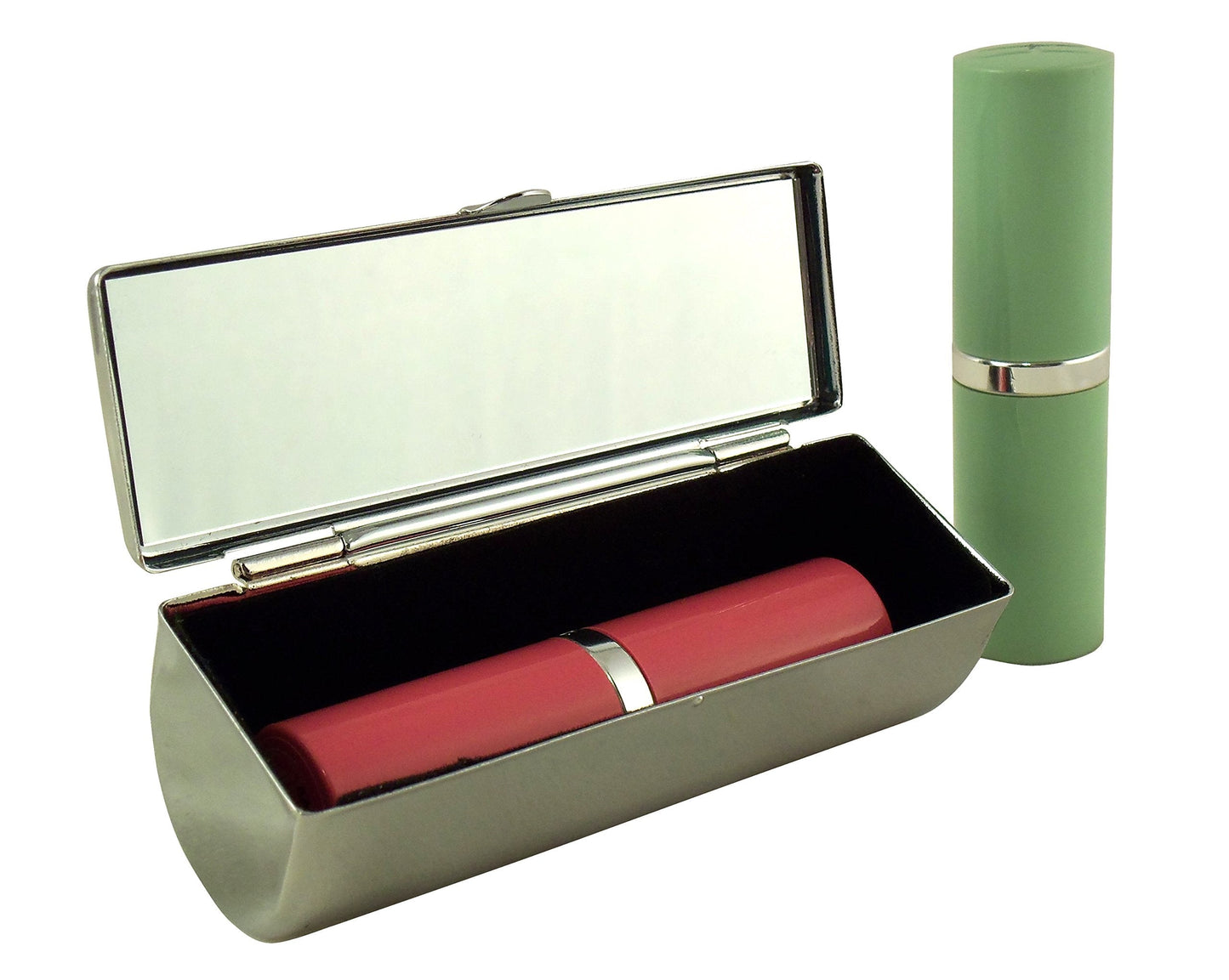 Houder Designer Lipstick Case with Mirror for Purse - Decorative Lipstick Holder with Gift Box - Velvet Lined - Protect Your Lipsticks in Style Beauty & Personal Care Houder