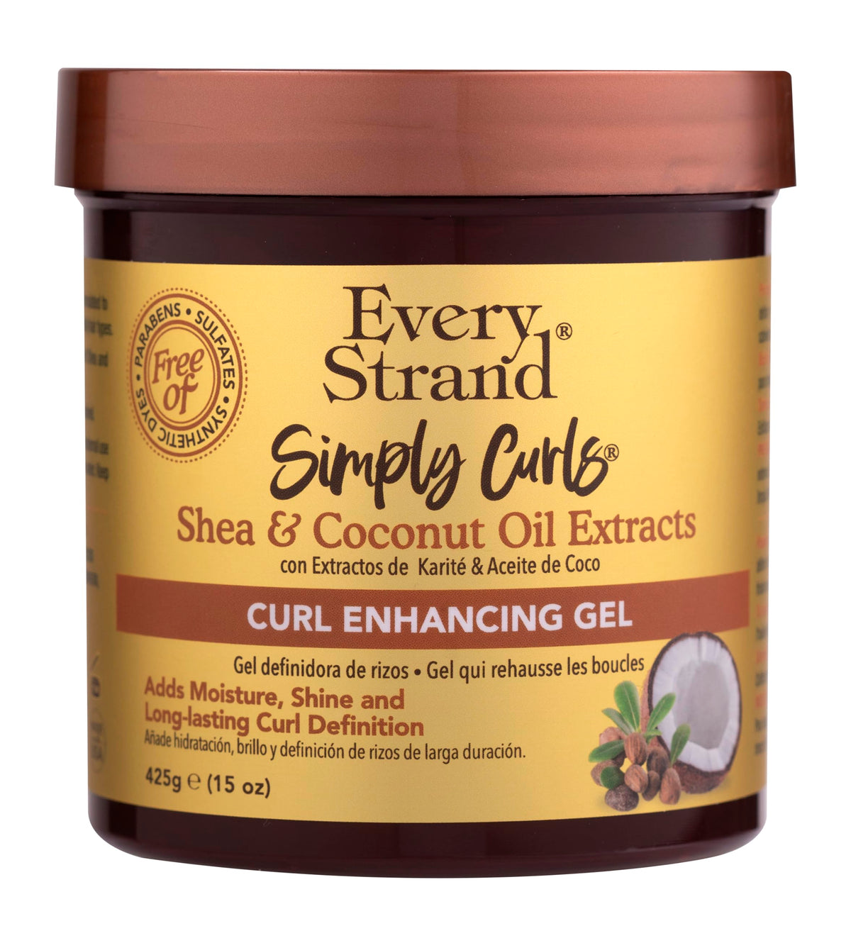 Every Strand Simply Curls Coco Oil/Shea Curl Creme, 15 Ounce Beauty & Personal Care Every Strand