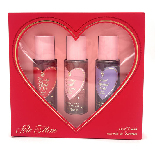 Victoria's Secret Fragrance Mist Gift Set: Lovely Berry Rose, Darling Vanilla Jamine, Sweet Sugared Violet each 2.5 fl oz Beauty & Personal Care Victoria's Secret