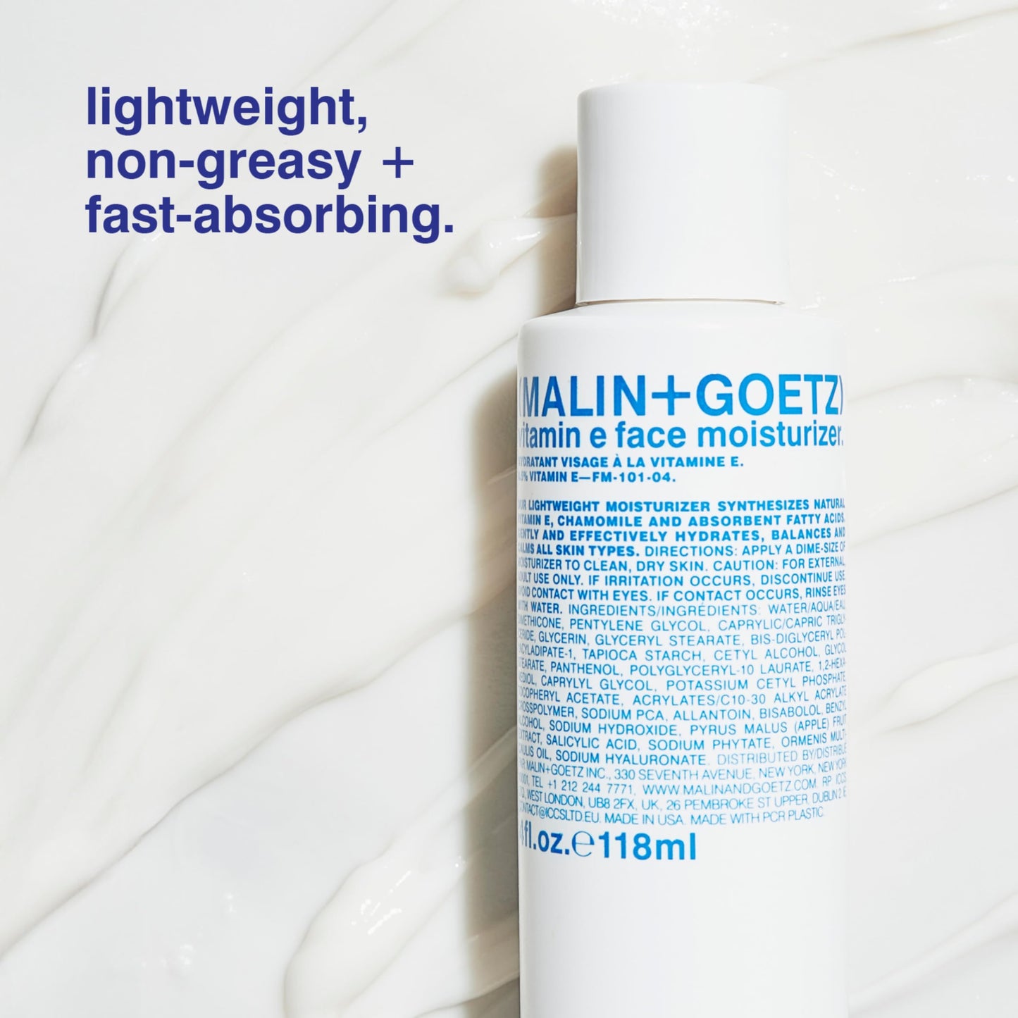MALIN+GOETZ Women's Vitamin E Face Moisturizer, 4.0 Ounce Beauty & Personal Care MALIN+GOETZ