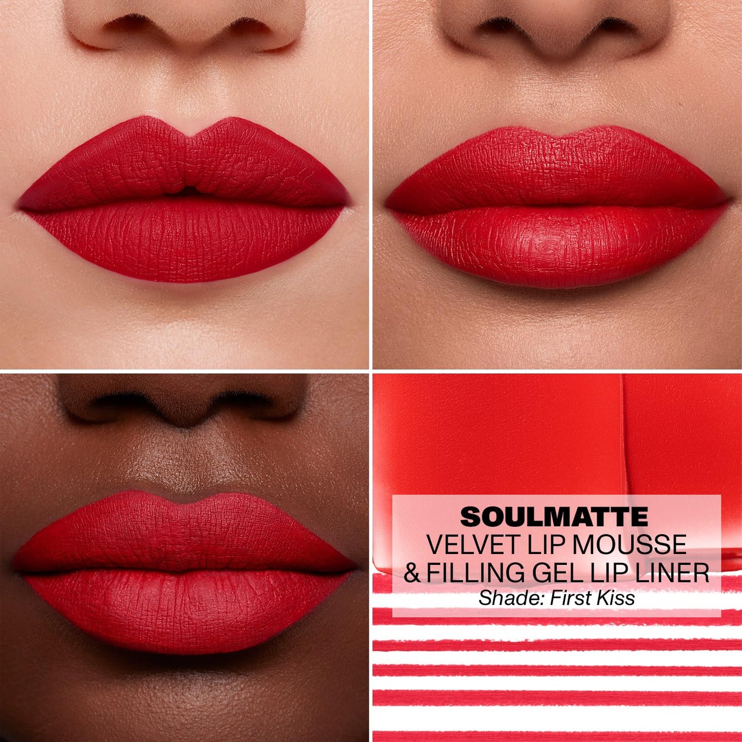 Morphe Soulmatte Velvet Lip Mousse - Air-Whipped Matte Lipstick for Women with Vitamin E to Hydrate, Soften & Smooth - Provides Long Lasting & Velvety Beauty & Personal Care MORPHE