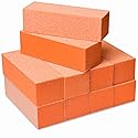 Maccibelle Durable Nail Buffer Sanding Block 60/100 Grit Orange Buffer for Buffing File Acrylic Polygel Artificial Dip System Fingernails, Pedicure Beauty & Personal Care Maccibelle