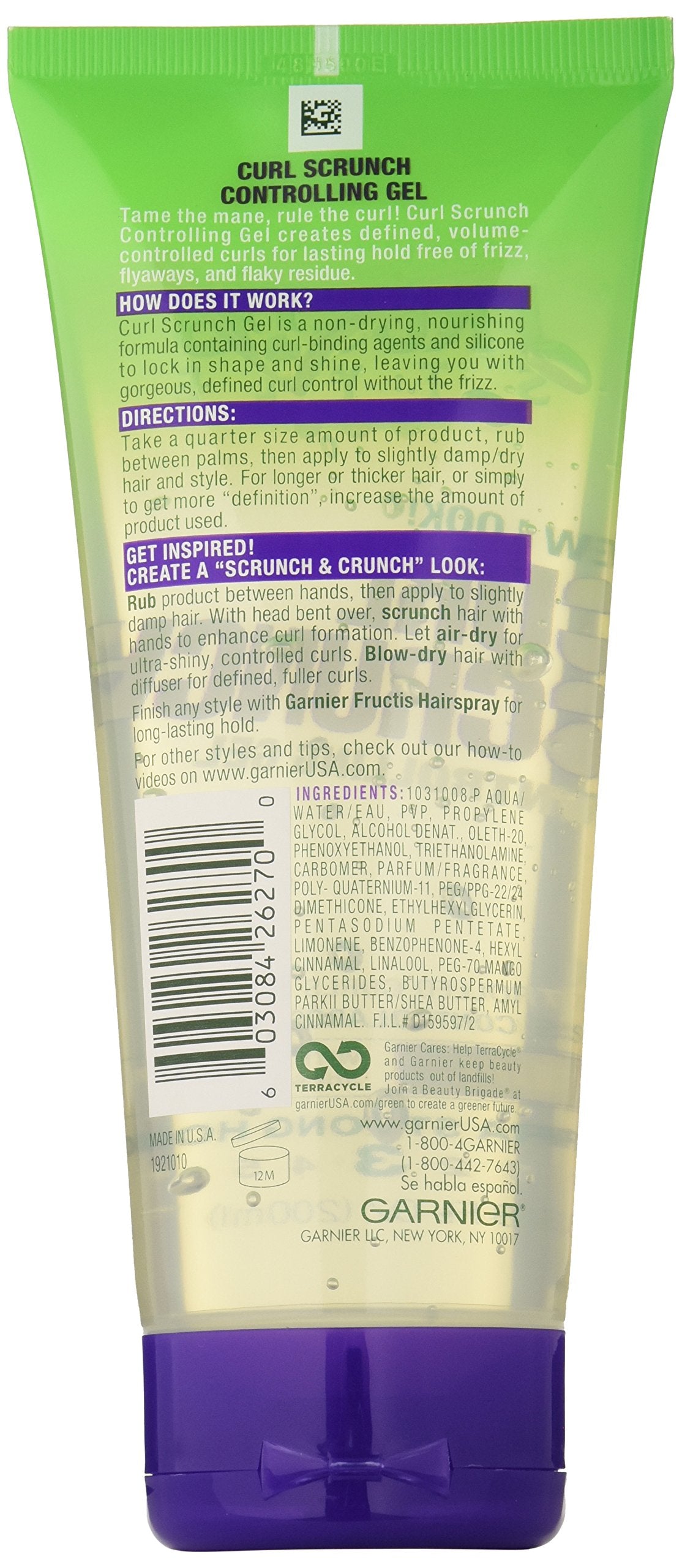 Garnier Fructis Style Curl Scrunch Gel, 6.80 Ounce Beauty & Personal Care Garnier