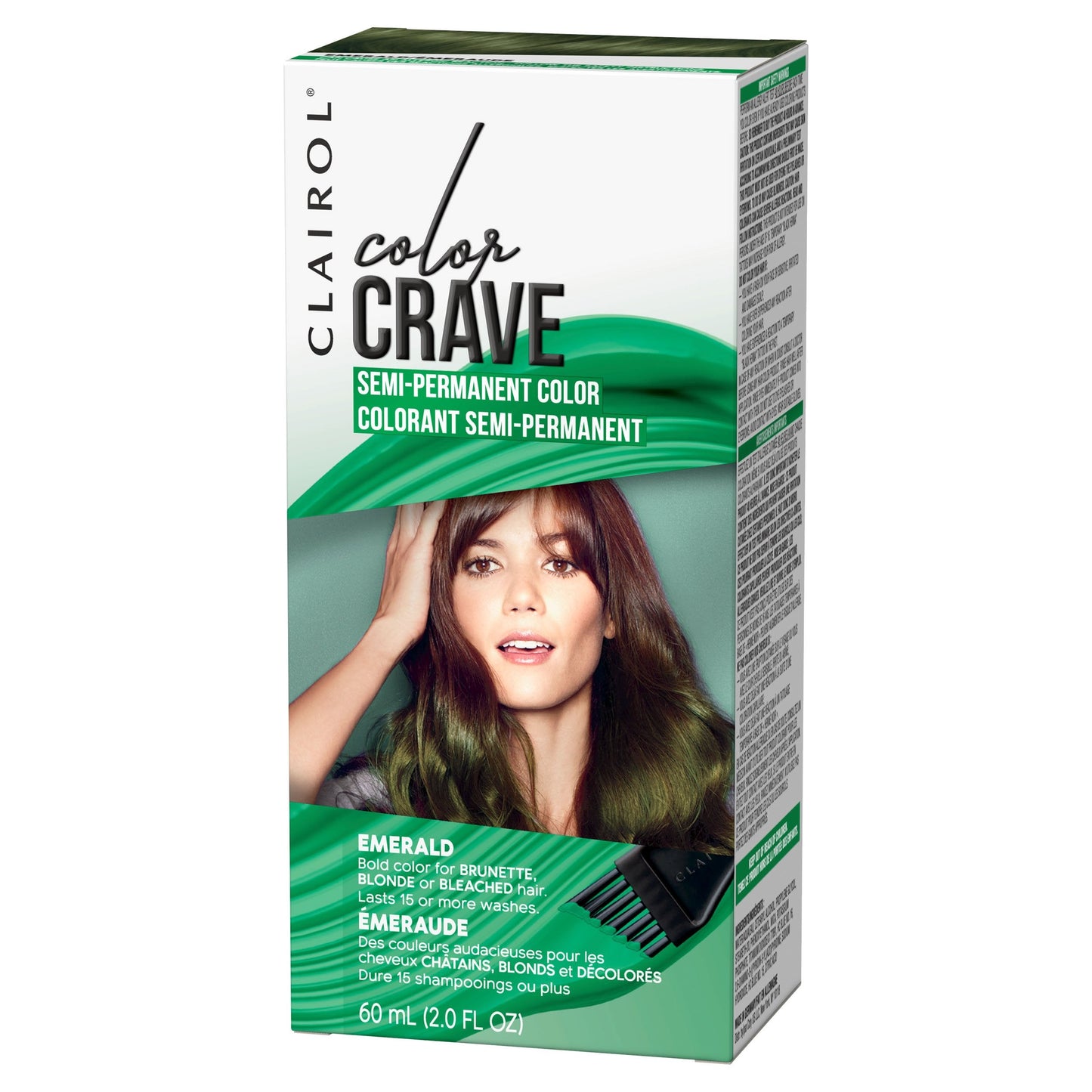 Clairol Color Crave Semi-permanent Hair Dye, Emerald Hair Color, 1 Count Beauty & Personal Care Clairol
