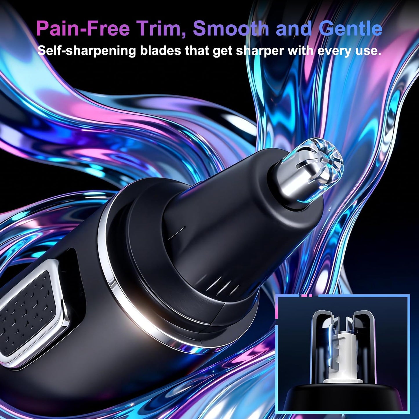 AREYZIN Nose Hair Trimmer for Men,Rechargeable Ear and Nose Trimmer,Professional Eyebrow & Facial Hair Trimmer,Sliver Beauty and Personal Care AREYZIN