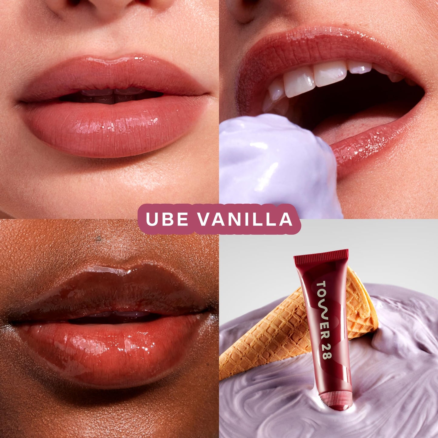Tower 28 LipSoftie Tinted Lip Balm Treatment - Hydrating Glossy Balm + Overnight Lip Mask with Jojoba Oil + Shea Butter - Sweet, Cushiony Formula Beauty & Personal Care Tower 28